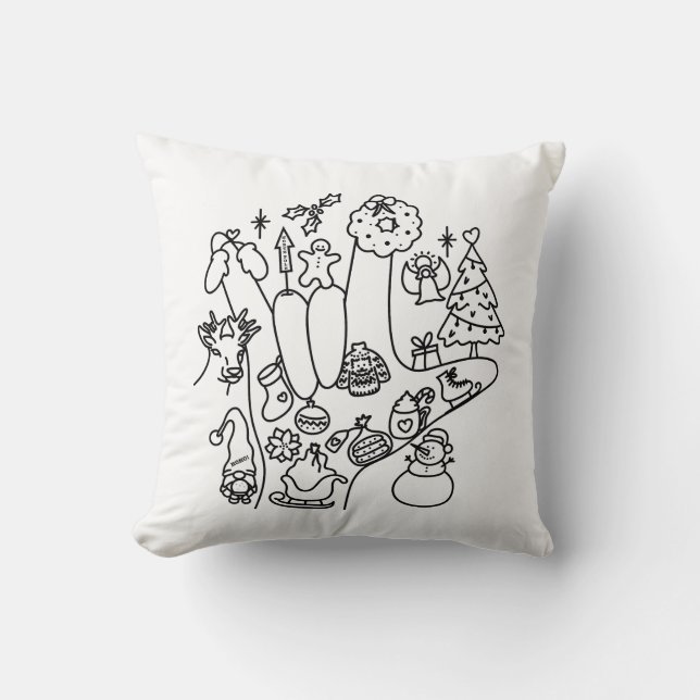 ASL ILY – Winter Vibes  Kudde (Framsida)