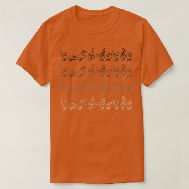 ASL Inclusivity T Shirt (Design framsida)