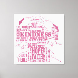 ASL - Inner Beauty - Döv Culture "Vee Vee Design" Canvastryck