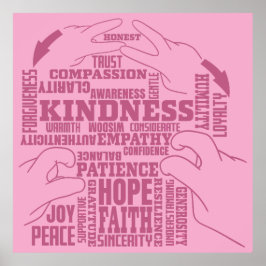 ASL - Inner Beauty - Döv Culture "Vee Vee Design" Poster