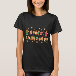 ASL-jul, amerikanskt teckenspråk T Shirt