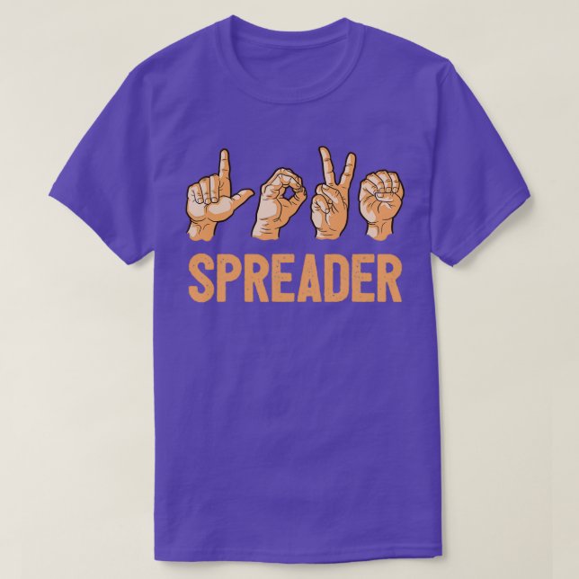 ASL Kärlek 10 T Shirt (Design framsida)