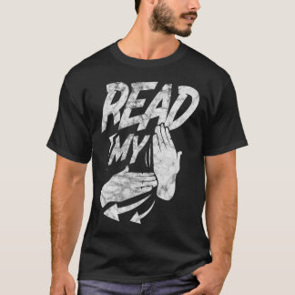 ASL läser mitt handhandsspråk Dövet American Sign  T Shirt
