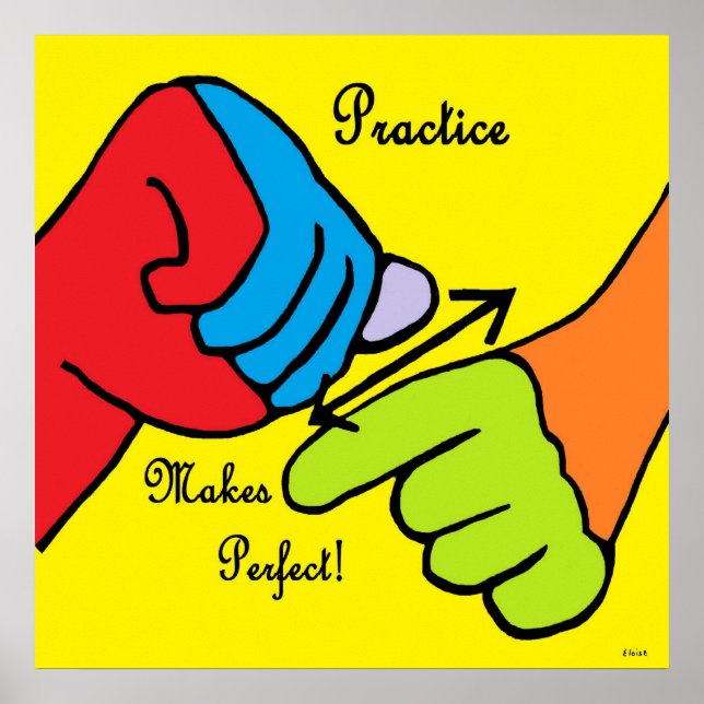 ASL PRACTICE Gör Perfekt Poster (Framsidan)