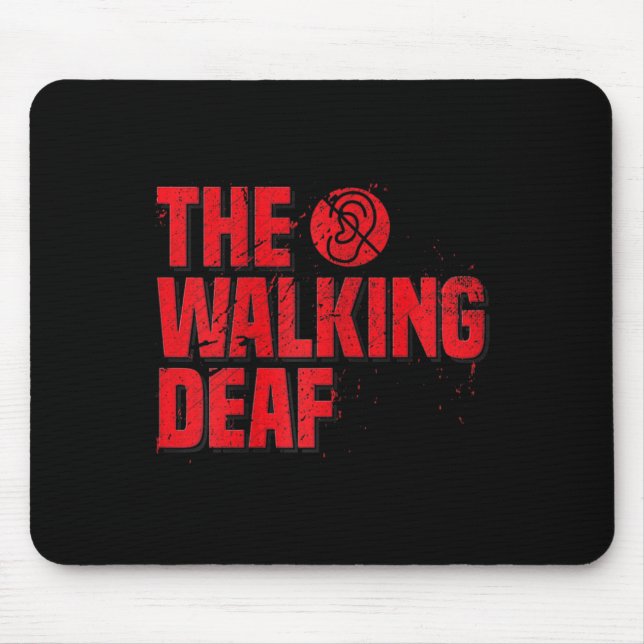 Asl Sign Language Coach Döv Awareness Gift Black Musmatta (Framsidan)