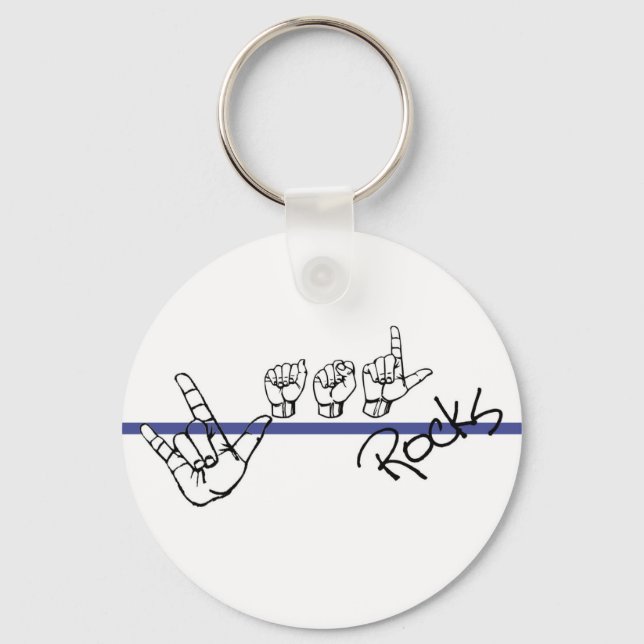 ASL STEN NYCKELRING (Framsida)