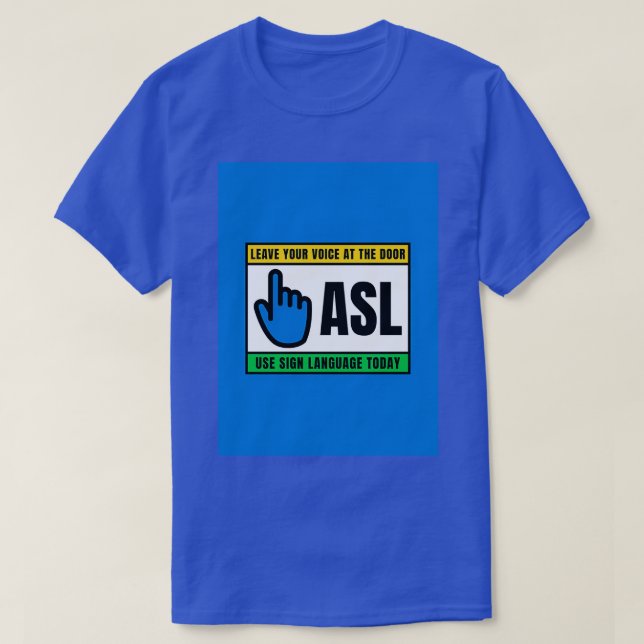 ASL T SHIRT (Design framsida)
