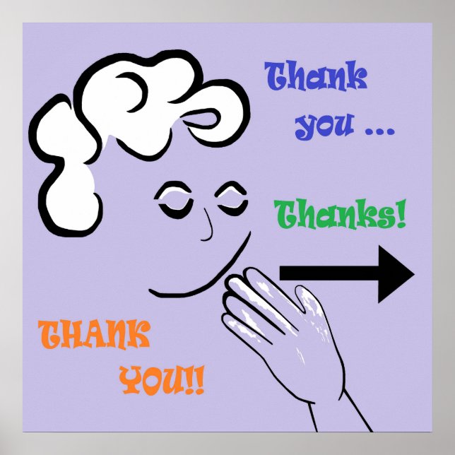 ASL Tack! Poster (Framsidan)