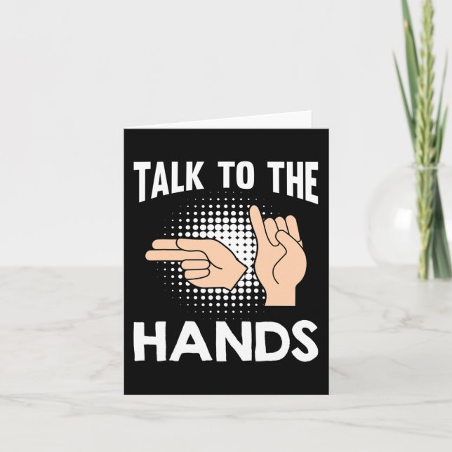 ASL Talk to Händer American Sign Language 1 Kort (Framsida)