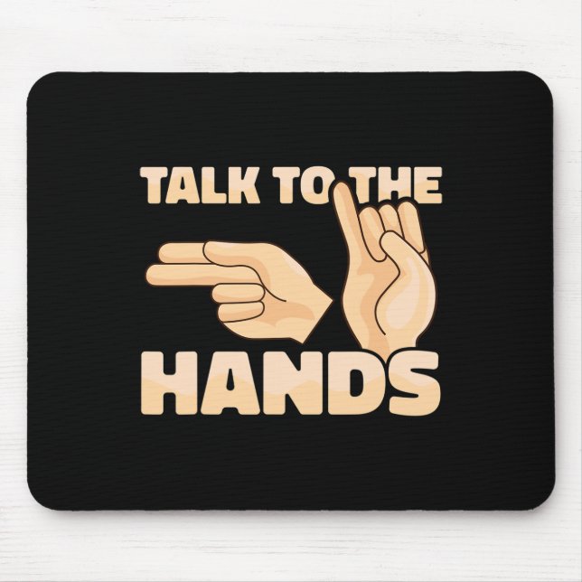 ASL Talk to Händer American Sign Language 2 Musmatta (Framsidan)