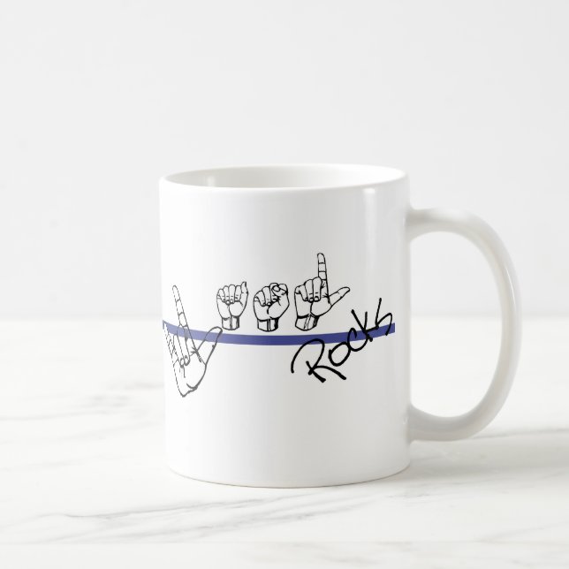 ASL vaggar kaffekoppen Kaffemugg (Höger)