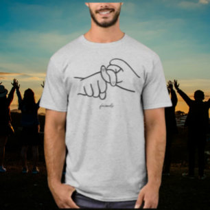 ASL Vänners T-shirt – Teckenspråk med hjärta