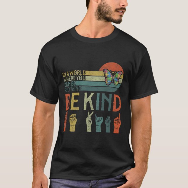 Asl Var Snäll S  T Shirt (Framsida)