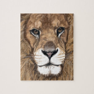 Aslan den lejona original- pastellfärgade konsten pussel