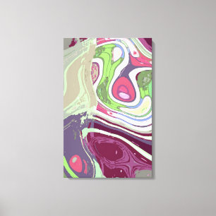 Asmeamon - en Abstrakt Art-utskrift Canvastryck