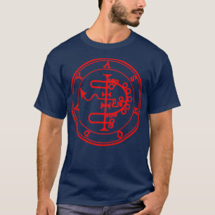Asmodeus Ars Goetia Sigil Red T Shirt