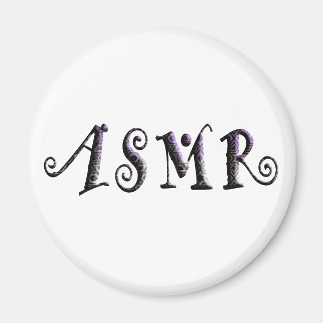 ASMR 3D-text Magnet (Framsidan)