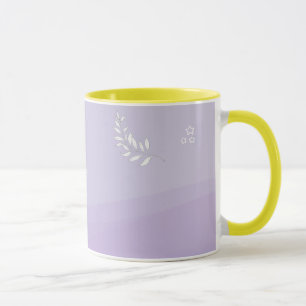 ASMR Drömvågor Mjuk Lavendel Mugg Design Mini
