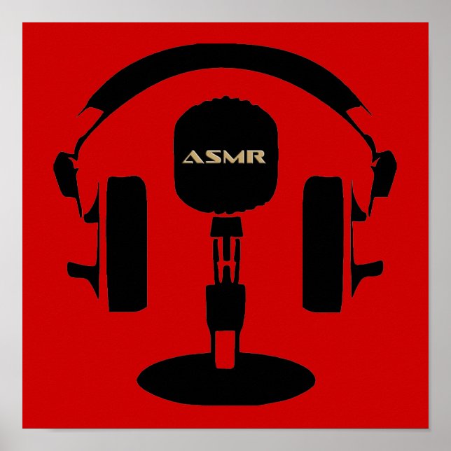 ASMR-Logotyp Poster (Framsidan)