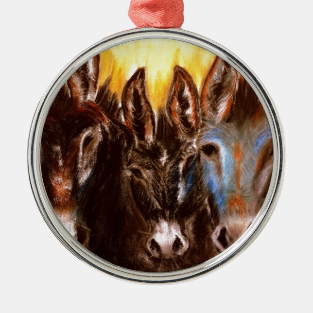 Åsna av BLMEN Julgransprydnad Metall (Framsidan)