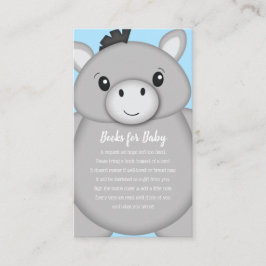 Åsna Baby Shower Blå Tilläggskort