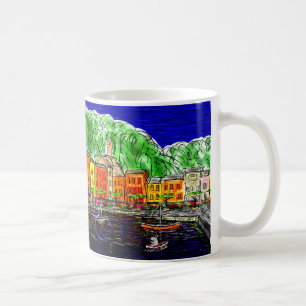 åsna i Portofino, italien Kaffemugg