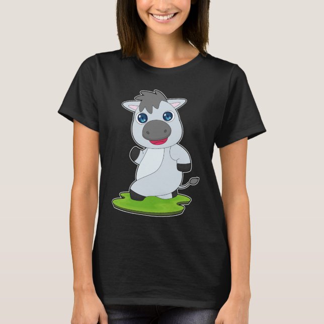 Åsna löpare löpande sporter t shirt (Framsida)