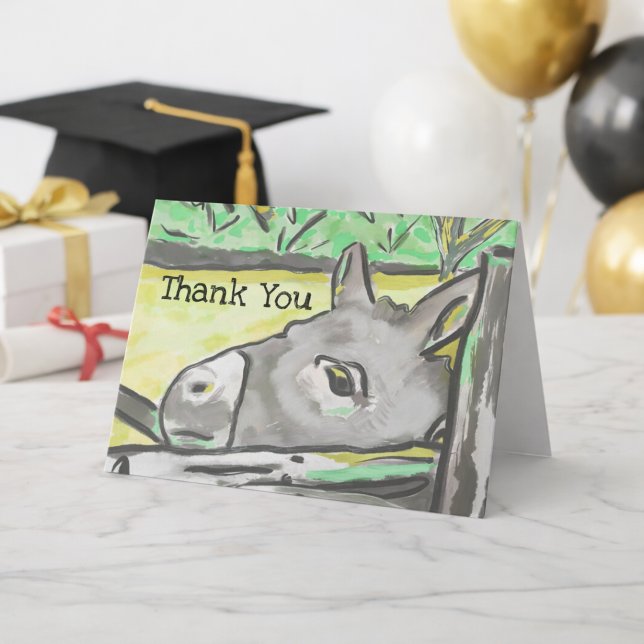 Åsna Tack För Graduation Födelsedag Kort (Skapare uppladdad)