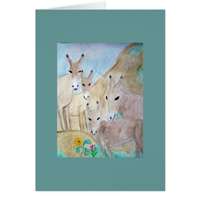 åsnafamilj OBS kort (Framsidan)