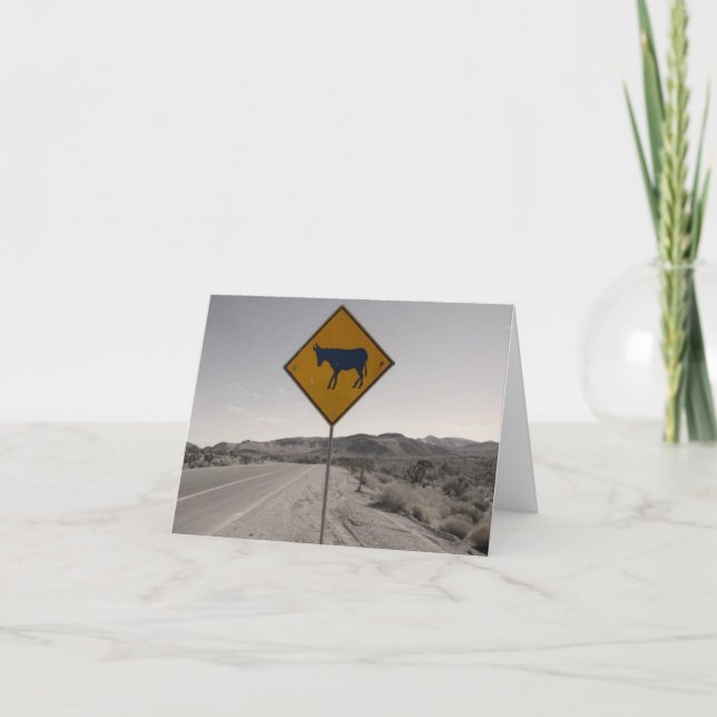 Åsnakorsning Kort (Framsida)