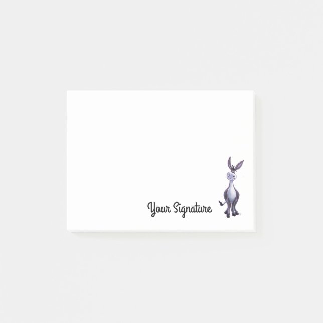 Åsnan med Personized postar det Post-it Block (Framsida)