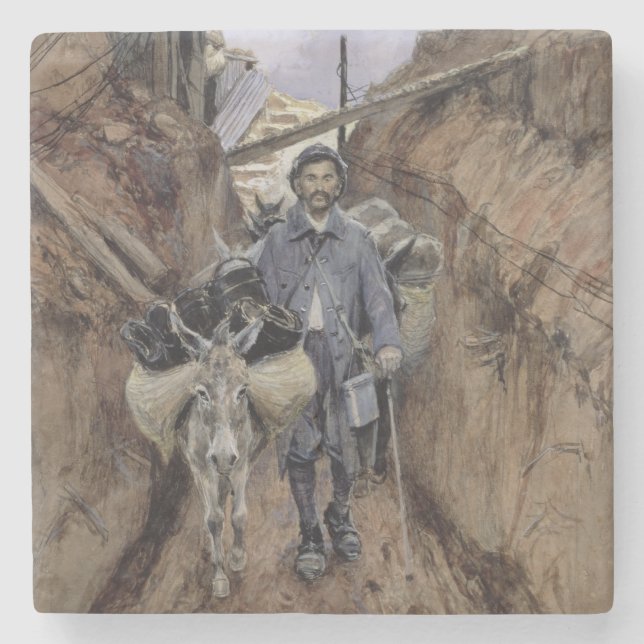 Åsnan, Somme, 1916 Stenunderlägg (Framsidan)