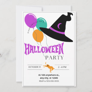 Åsne Halloweenfest-inbjudan Inbjudningar