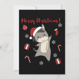 Åsne jul Åsnor Vinterdjur Julkort