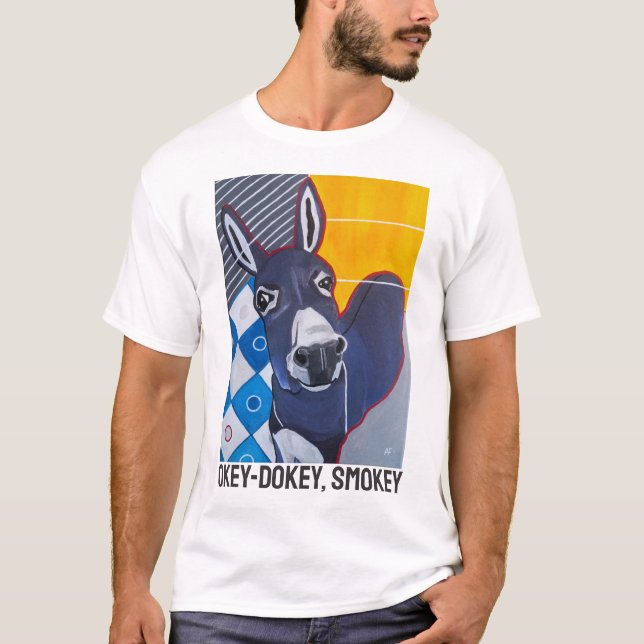 Åsneslagsmål-målning av Alfred Fox T Shirt (Framsida)