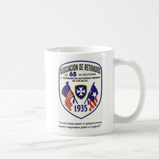 Asoc-del 65 de Infanteria Kaffemugg (Höger)