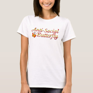 Asocial fjäril t shirt
