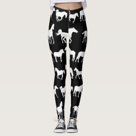 Asorterade hästraser leggings