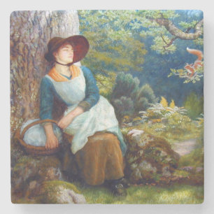 Asov i Skogen (av Arthur Hughes) Stenunderlägg