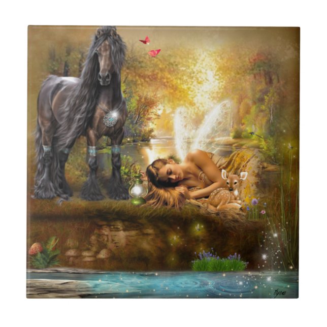 Asov till Dream Fairy Kakelplatta (Framsidan)