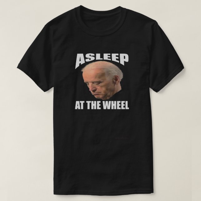 Asov vid hjulhuvudet | Anti Joe Biden T Shirt (Design framsida)