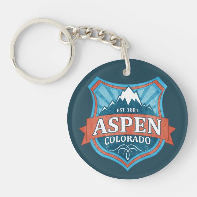 Asp- Colorado krickagrunge skyddar keychain (Framsidan)
