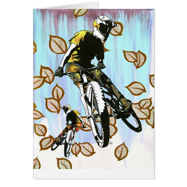 Asp- galenskap hälsningskort (Framsidan)