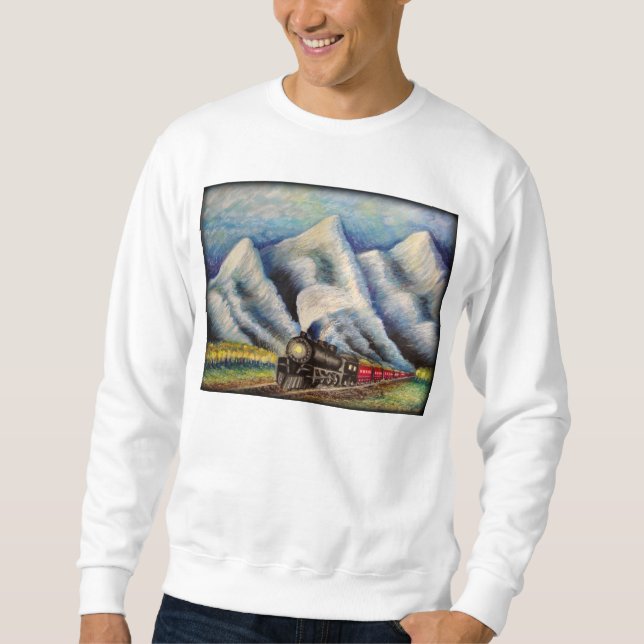 Asp- järnväg sweatshirt (Framsida)