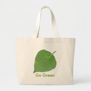 Asp- löv EcoBag Jumbo Tygkasse