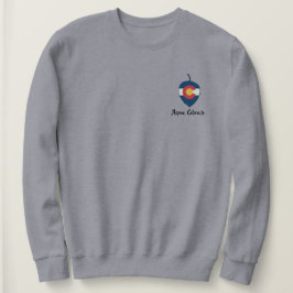 Asp- löv för Colorado flagga T Shirt