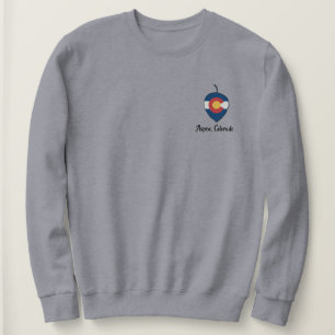 Asp- löv för Colorado flagga T Shirt
