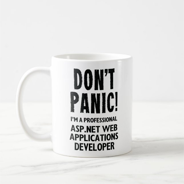 ASP.NET Webben Applications Developer Kaffemugg (Vänster)