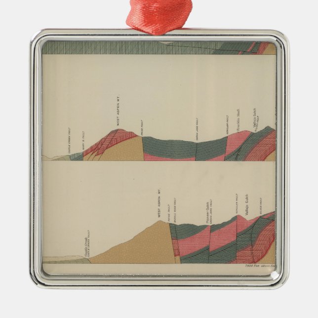 Asp- speciellt lakan julgransprydnad metall (Framsidan)