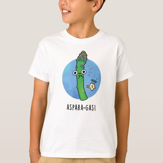 Aspara-gas Funny Asparagus Veggie Pun T Shirt (Framsida)